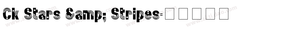 Ck Stars & Stripes字体转换